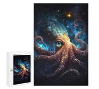 Puzzles pour Adolescents 1000 PCS Galactic Octopus Art Print-5 Jeu De Puzzle Familial Décoration Parfaite Cadeaux Uniques pour Un Anniversaire Et Noël 1000 PCS