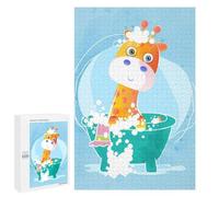 Puzzles pour Adolescents 1000 PCS Giraffe Puzzles pour Adolescents - Jeu Familial - Décoration Murale - Interaction Parent-Enfant 1000 PCS