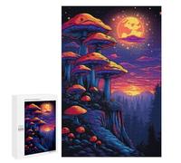 Puzzles pour Adolescents 1000 PCS Glowing Forest Mushrooms-3 Puzzles pour Adolescents Améliorent La Mémoire Difficiles À Compléter Jeux Stimulants 1000 PCS