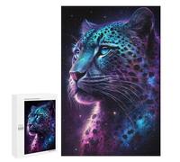 Puzzles pour Adolescents 1000 PCS Glowing Leopard Art Print-1 Puzzles pour Adolescents Améliorent La Mémoire Difficiles À Compléter Jeux Stimulants 1000 PCS