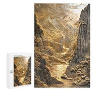 Puzzles pour Adolescents 1000 PCS Gold Coast Mountain Landscape Puzzles pour Adolescents - Jeu Familial - Décoration Murale - Interaction Parent-Enfant 1000 PCS
