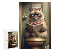 Puzzles pour Adolescents 1000 PCS Grumpy Cat Reading Book-4 Puzzles pour Adolescents Améliorent La Mémoire Difficiles À Compléter Jeux Stimulants 1000 PCS