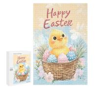 Puzzles pour Adolescents 1000 PCS Happy Easter Puzzles pour Adultes - Jeu Manuel Anti-Stress - Cadeaux Uniques pour Anniversaire Et Noël 1000 PCS