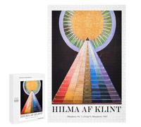 Puzzles pour Adolescents 1000 PCS Hilma AF Klint Altar Piece Jeu De Puzzle Familial Décoration Parfaite Cadeaux Uniques pour Un Anniversaire Et Noël 1000 PCS