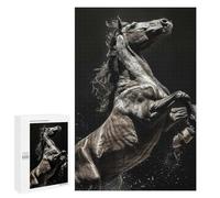 Puzzles pour Adolescents 1000 PCS Horse Rearing Puzzle pour Adultes Jeux Relaxants Décoration Murale pour Les Joueurs 1000 PCS