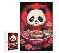 Puzzles pour Adolescents 1000 PCS Japan Panda Ramen Ruby Art Puzzles pour Adultes - Jeu Manuel Anti-Stress - Cadeaux Uniques pour Anniversaire Et Noël 1000 PCS