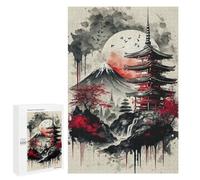 Puzzles pour Adolescents 1000 PCS Japanese Temple 9 Puzzles pour Adolescents, Jouets Anti-Stress, Décoration Murale, Cadeaux d'anniversaire Et De Noël Uniques 1000 PCS