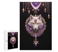 Puzzles pour Adolescents 1000 PCS Kintsugi Art Wolf Casse-têtes pour Adultes Jeux De Détente Analyse Et Logique Activités Amusantes À La Maison, 1000 PCS