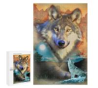 Puzzles pour Adolescents 1000 PCS Lone Wolf Collage Puzzles pour Adolescents, Jouets Anti-Stress, Décoration Murale, Cadeaux d'anniversaire Et De Noël Uniques 1000 PCS