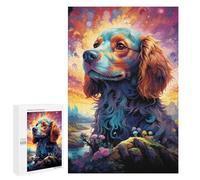Puzzles pour Adolescents 1000 PCS Magical Dog Portrait -1 Puzzles pour Adultes Jeu De Réflexion Décoration Intérieure Activités Amusantes À La Maison 1000 PCS