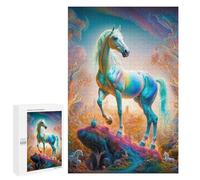 Puzzles pour Adolescents 1000 PCS Magical White Stallion Puzzles pour Adultes, Jouets Anti-Stress, Activités Amusantes À Faire À La Maison, 1000 PCS