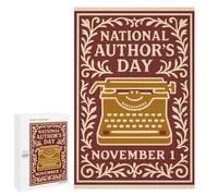 Puzzles pour Adolescents 1000 PCS National Authors Day November 1st Puzzles Jeux De Détente Décoration Parfaite Cadeaux Uniques d'anniversaire Et De Noël 1000 PCS