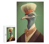 Puzzles pour Adolescents 1000 PCS Ostrich Magical Realm Puzzles pour Adultes Jouets Anti-Stress pour S'amuser en Famille Interaction Parent-Enfant 1000 PCS