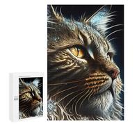 Puzzles pour Adolescents 1000 PCS Paint Expression Cat Puzzles pour Adolescents, Jouets Anti-Stress, Décoration Murale, Cadeaux d'anniversaire Et De Noël Uniques 1000 PCS