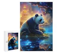 Puzzles pour Adolescents 1000 PCS Panda in Enchanted Forest -3 Puzzle Anti-Stress, Jouet Idéal pour Une Décoration Amusante À La Maison, 1000 PCS