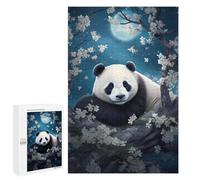 Puzzles pour Adolescents 1000 PCS Panda Moonlit Dream Puzzles pour Adultes Jeu De Réflexion Décoration Intérieure Activités Amusantes À La Maison 1000 PCS