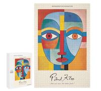 Puzzles pour Adolescents 1000 PCS Paul Klee Colorful Face Puzzles pour Adolescents - Jeu Familial - Décoration Murale - Interaction Parent-Enfant 1000 PCS