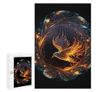 Puzzles pour Adolescents 1000 PCS Phoenix Rise Mystic Artwork Puzzles pour Adultes Jeu Familial Décoration Parfaite Difficile À Compléter 1000 PCS