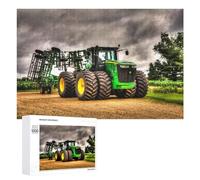 Puzzles pour Adolescents 1000 PCS Powerful Farm Tractor in Action -2 Puzzle Anti-Stress, Jouet Idéal pour Une Décoration Amusante À La Maison, 1000 PCS
