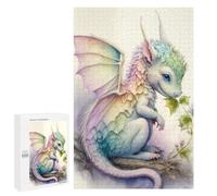 Puzzles pour Adolescents 1000 PCS Puzzle pour Adultes Adorable Little Dragon Puzzle Mural Difficile À Difficile Aide À Exercer Le Cerveau 1000 PCS