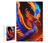 Puzzles pour Adolescents 1000 PCS Puzzle pour Adultes Colorful Mythical Bird Artwork Puzzle Mural Difficile À Difficile Aide À Exercer Le Cerveau 1000 PCS