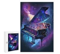 Puzzles pour Adolescents 1000 PCS Puzzle pour Adultes Cosmic Piano Fantasy Puzzle Mural Difficile À Difficile Aide À Exercer Le Cerveau 1000 PCS