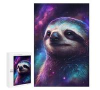 Puzzles pour Adolescents 1000 PCS Puzzle pour Adultes Cosmic Sloth Portrait-2 Puzzle Mural Difficile À Difficile Aide À Exercer Le Cerveau 1000 PCS
