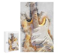 Puzzles pour Adolescents 1000 PCS Puzzle pour Adultes Electric Guitar 6 Puzzle Mural Difficile À Difficile Aide À Exercer Le Cerveau 1000 PCS