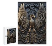 Puzzles pour Adolescents 1000 PCS Puzzle pour Adultes Phoenix Gold Decor Puzzle Mural Difficile À Difficile Aide À Exercer Le Cerveau 1000 PCS