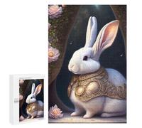 Puzzles pour Adolescents 1000 PCS Puzzles Magical Armored Bunny Puzzle Jeu Manuel Décoration Murale Idéal comme Cadeau pour Toute La Famille 1000 PCS