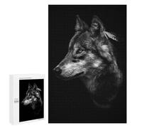 Puzzles pour Adolescents 1000 PCS Puzzles Native American Wolf Art Puzzle Jeu Manuel Décoration Murale Idéal comme Cadeau pour Toute La Famille 1000 PCS