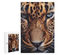 Puzzles pour Adolescents 1000 PCS Puzzles pour Adultes Cute Wet Leopard Jeux De Société en Famille Offre Cadeau d'anniversaire pour Toute La Famille 1000 PCS