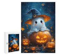 Puzzles pour Adolescents 1000 PCS Puzzles pour Adultes Ghostly Pumpkin Patch Jeux De Société en Famille Offre Cadeau d'anniversaire pour Toute La Famille 1000 PCS