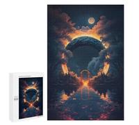 Puzzles pour Adolescents 1000 PCS Puzzles pour Adultes Mystical Portal Reflections Jeux De Société en Famille Offre Cadeau d'anniversaire pour Toute La Famille 1000 PCS