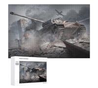 Puzzles pour Adolescents 1000 PCS Puzzles pour Adultes PzV Panther Jeu De Réflexion Amusant Et Humoristique pour Stimuler Le Cerveau 1000 PCS