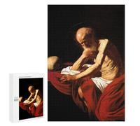Puzzles pour Adolescents 1000 PCS Puzzles pour Adultes Saint Jerome in Penitence Jeux De Société en Famille Offre Cadeau d'anniversaire pour Toute La Famille 1000 PCS