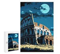 Puzzles pour Adolescents 1000 PCS Puzzles Roman Colosseum Puzzle Jeu Manuel Décoration Murale Idéal comme Cadeau pour Toute La Famille 1000 PCS