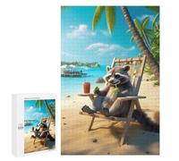 Puzzles pour Adolescents 1000 PCS Relaxing The Beach Casse-têtes pour Adultes Jeu De Réflexion Assemblage De Motifs Interaction Parent-Enfant 1000 PCS