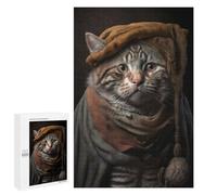 Puzzles pour Adolescents 1000 PCS Rembrandt Cat Puzzles pour Adolescents Jeux Relaxants Assemblage De Motifs Cadeaux Uniques d'anniversaire Et De Noël 1000 PCS