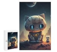 Puzzles pour Adolescents 1000 PCS Robotic Cat on Mars -1 Puzzles, Jeux Relaxants, Décoration Intérieure, Cadeaux Et Idées Cadeaux Uniques pour Un Anniversaire 1000 PCS