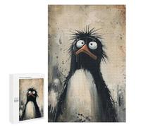 Puzzles pour Adolescents 1000 PCS Sad Penguin Puzzles pour Adultes Jeu Familial Décoration Parfaite Difficile À Compléter 1000 PCS