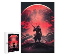 Puzzles pour Adolescents 1000 PCS Samurai Moonlit Journey -2 Puzzles pour Adolescents - Jeu Familial - Décoration Murale - Interaction Parent-Enfant 1000 PCS