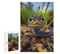 Puzzles pour Adolescents 1000 PCS Selfie of A Young Snake Puzzles pour Adultes - Jeu Manuel Anti-Stress - Cadeaux Uniques pour Anniversaire Et Noël 1000 PCS