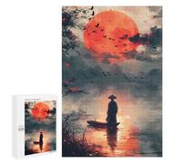 Puzzles pour Adolescents 1000 PCS Silhouette at Sunset Puzzles pour Adolescents Jeux Relaxants Assemblage De Motifs Cadeaux Uniques d'anniversaire Et De Noël 1000 PCS