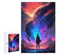 Puzzles pour Adolescents 1000 PCS Silhouette Before Cosmic Wonder Puzzles pour Adultes Jeux Relaxants Découpe De Précision Jeu Stimulant Cadeaux 1000 PCS