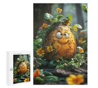 Puzzles pour Adolescents 1000 PCS Smiling Potato in Forest Puzzles Jeux De Détente Décoration Parfaite Cadeaux Uniques d'anniversaire Et De Noël 1000 PCS