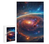 Puzzles pour Adolescents 1000 PCS Space Nebula Galaxy Casse-têtes pour Adultes Jeu De Réflexion Assemblage De Motifs Interaction Parent-Enfant 1000 PCS