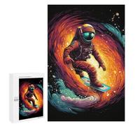 Puzzles pour Adolescents 1000 PCS Space Surfing Adventure -2 Puzzles pour Adolescents Améliorent La Mémoire Difficiles À Compléter Jeux Stimulants 1000 PCS