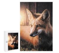 Puzzles pour Adolescents 1000 PCS Sunset Fox Puzzles pour Adultes Jeux De Société en Famille Améliorer La Mémoire Cadeaux d'anniversaire Uniques 1000 PCS