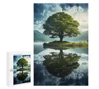 Puzzles pour Adolescents 1000 PCS The Summer Tree of Life Puzzles pour Adolescents, Jouets À Faire Soi-même, Activités Amusantes À La Maison pour Passer Le Temps, 1000 PCS